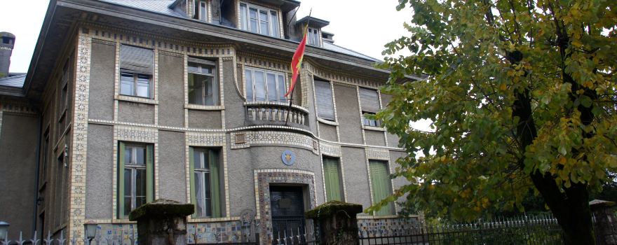The building of the former Embassy of Great Britain in Montenegro