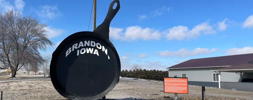 Iowa's Largest Frying Pan
