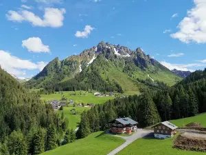Schafbergbahn valley station, Gargellen cable cars