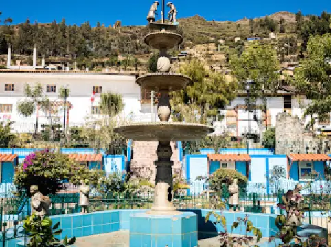 Plaza principal de Rapayán