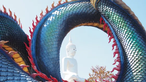Wat Roi Phra Phutthabat Phu Manorom