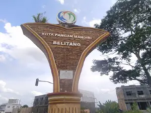 Tugu Kota Pangan Mandiri Belitang