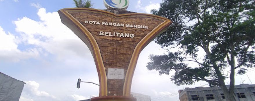 Tugu Kota Pangan Mandiri Belitang