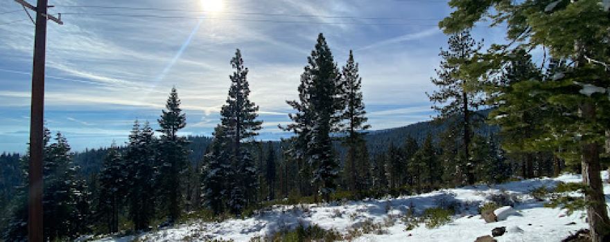 Brockway Summit Tahoe Rim Trail Trailhead