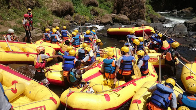 Start awal rafting Songa