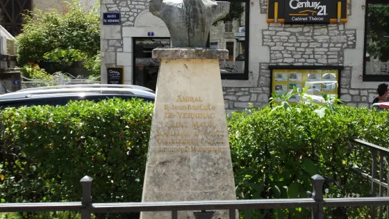 Statue of Admiral R Jean Baptiste