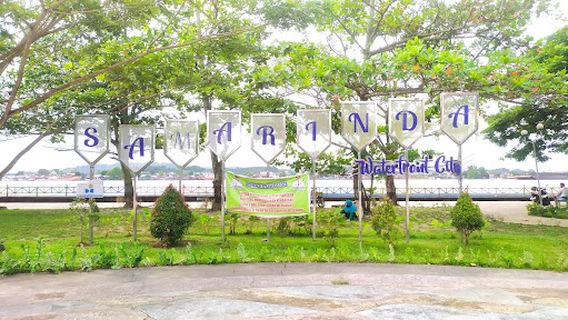 Air Mancur - Patung Pesut, Tepian Mahakam, Samarinda