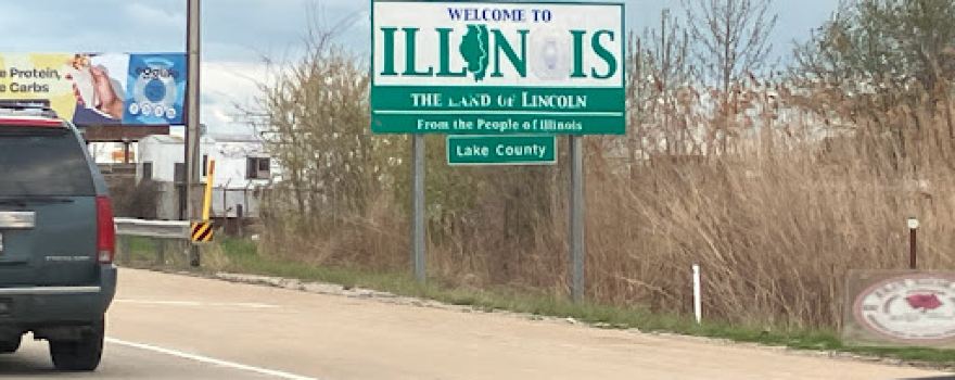 Illinois Welcome Sign