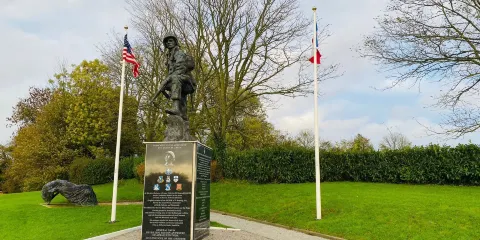 La Fiere Bridge and Iron Mike Monument