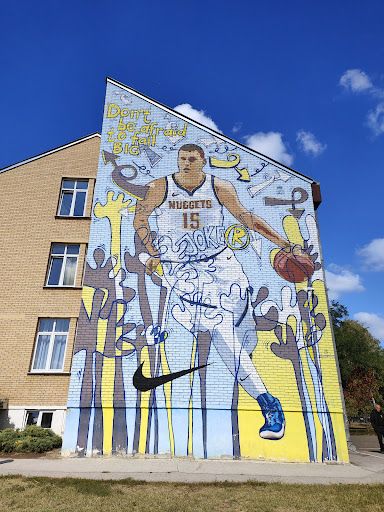 Mural of Nikola Jokić