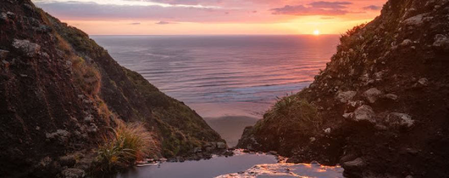 Anawhata Beach Scenic View