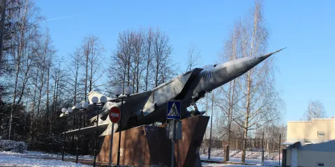 Monument to Plane MIG-25