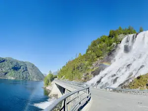 The Furebergfossen Waterfall