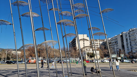 The Umbrellas by Zongolopoulos