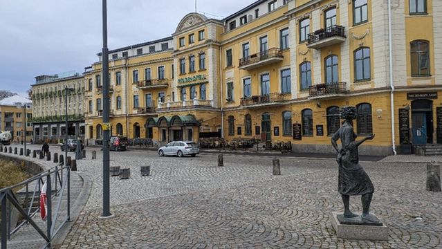 Statyn Sola i Karlstad