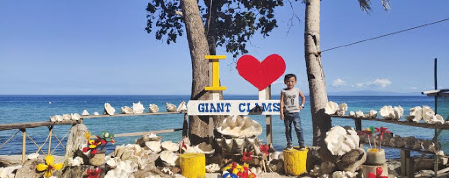 Giant clam sanctuary land mark