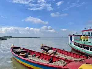 Char Kishorganj ferry terminal চর কিশোরগঞ্জ ফেরি টার্মিনাল