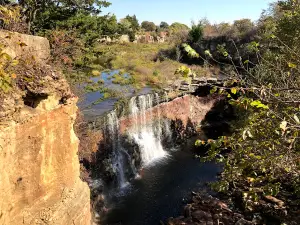 Cowley County State Lake Waterfall