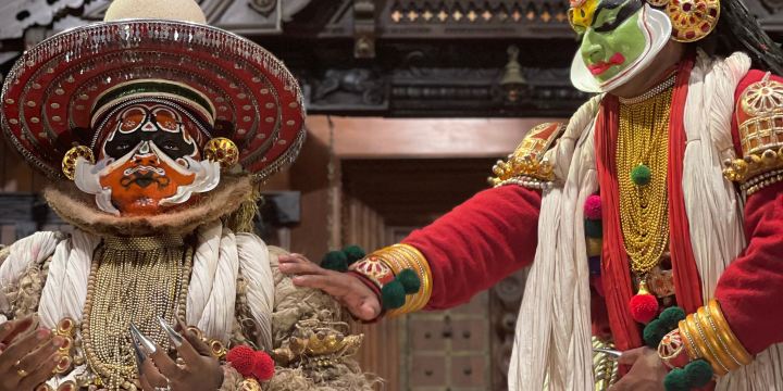 GREAT K V Kathakali centre.