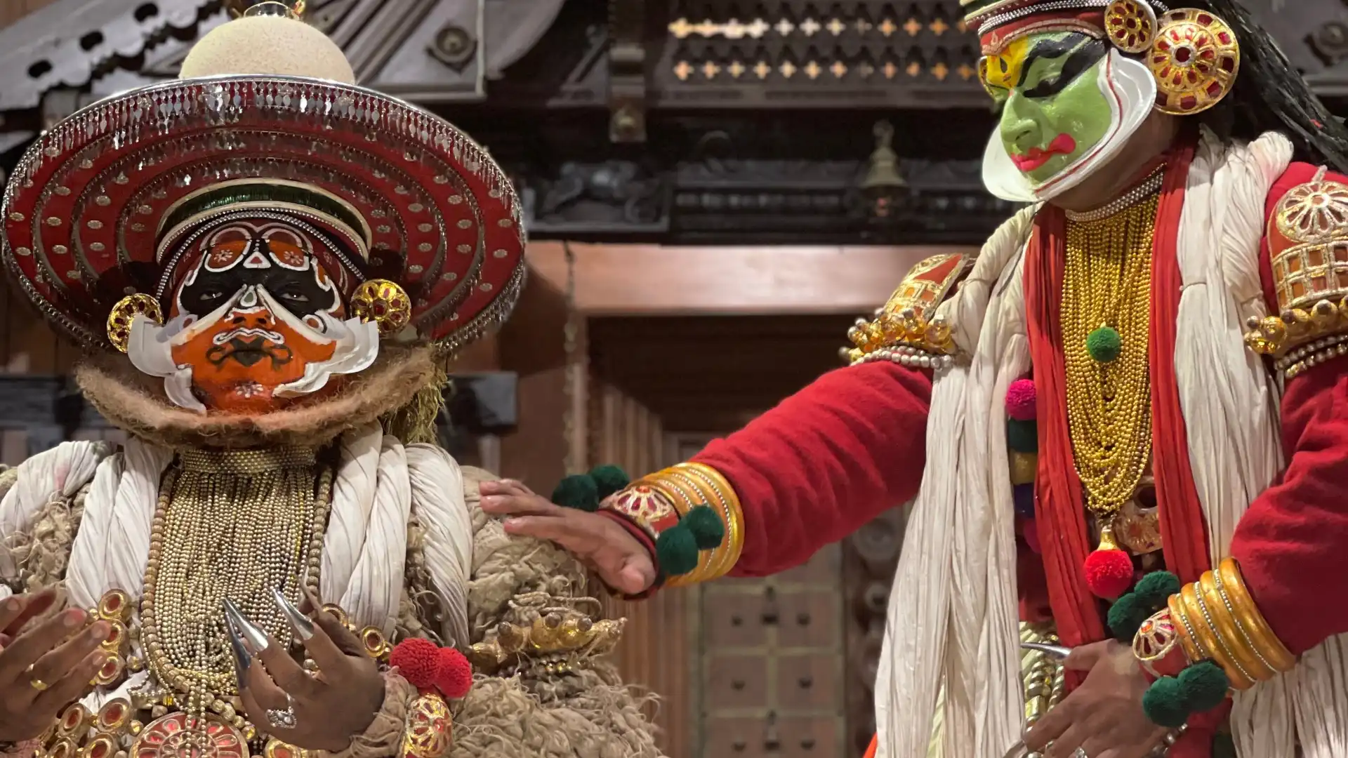 Hotels near GREAT K V Kathakali centre.
