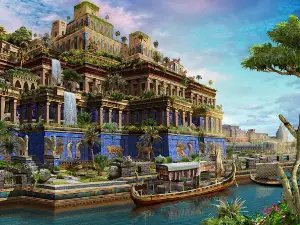 Remains of the Hanging Gardens of Babylon