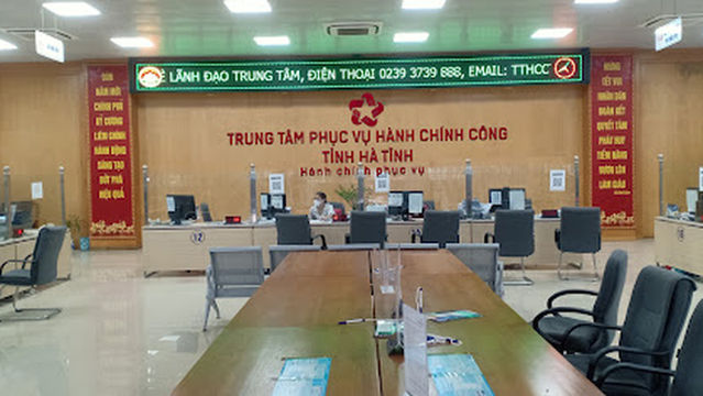 Trung tâm Phục vụ hành chính công tỉnh Hà Tĩnh