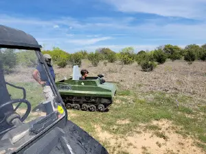 Mini tank battlefield