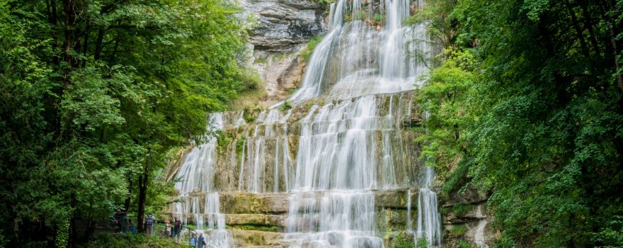 The Hérisson waterfalls