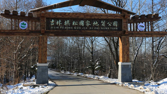 Jilin Fusong National Geopark Baishan Lake Area