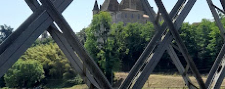 Pont métallique de Castets en Dorthe