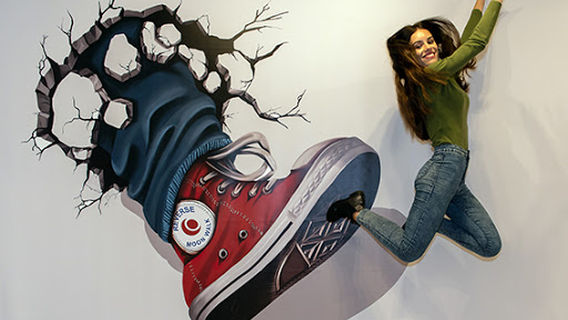 3D museo di arte divertente