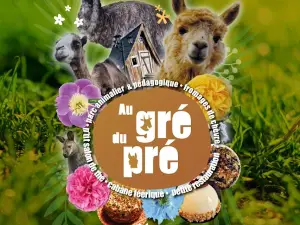 Au gré du pré, petit parc animalier, salon de thé et fromages de chèvre fermier.