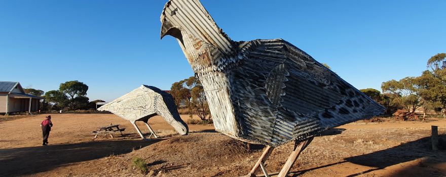 Mallee Hen Sculptures