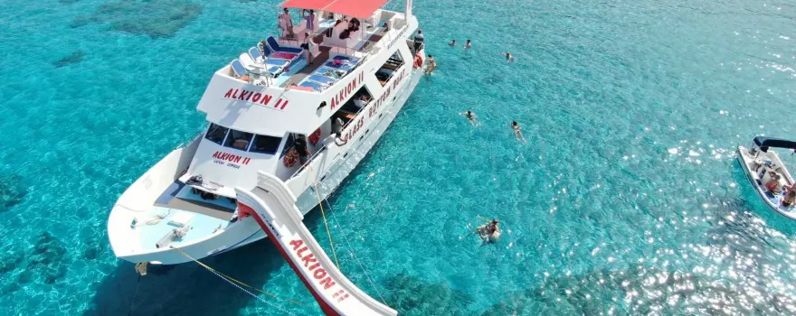 Alkion Glass Bottom Latchi Boat Cruises