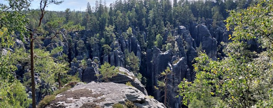 Panorama Teplických skal