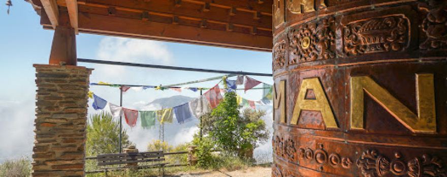 Stupa at O Sel Ling Buddhist Retreat