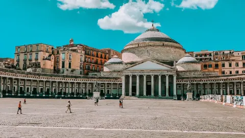 Piazza del Plebiscito attraction in Naples