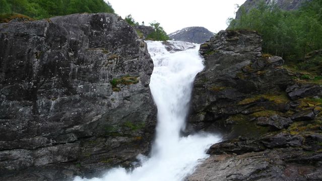 Roykjafossen Waterfall