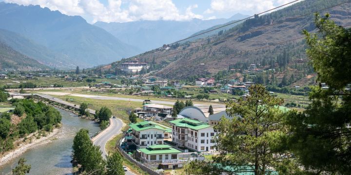 Paro Airport Bird's Eye View Point