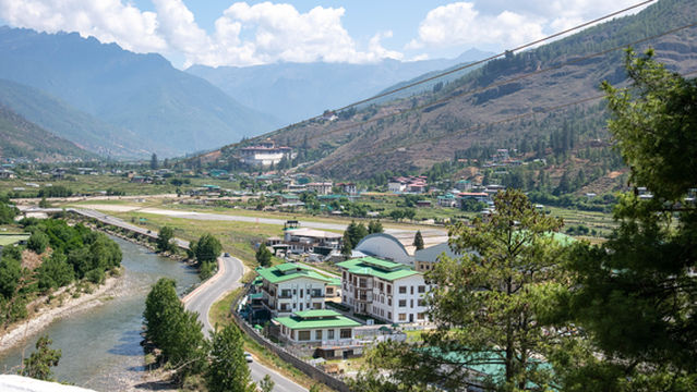 Paro Airport Bird's Eye View Point