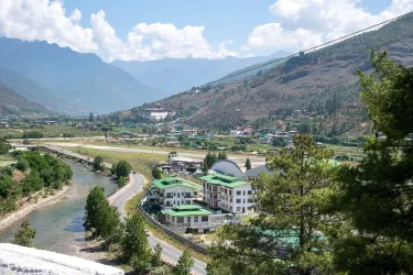 Paro Airport Bird's Eye View Point