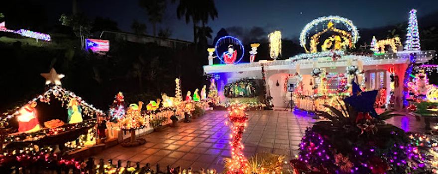 Christmas Light House Las Vecinas