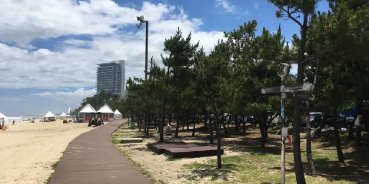 鏡浦台海水浴場