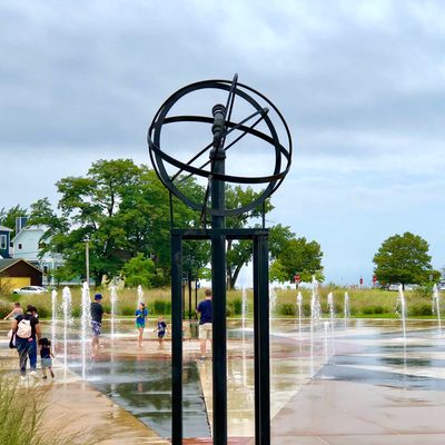 Whirlpool Compass Fountain
