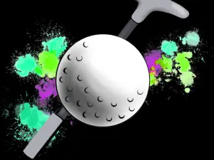 Farbrausch 3D Schwarzlicht Minigolf