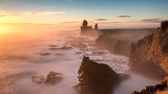 Londrangar Basalt Cliffs