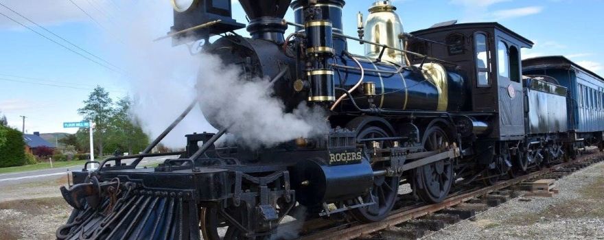Waimea Plains Railway & Rogers K92 Locomotive, Mandeville, Southland, NZ