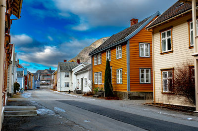 Lærdal parkering. Gamlebyen