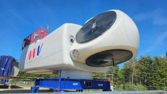 Besøgscenter Østerild ved Det Nationale Testcenter for Store Vindmøller