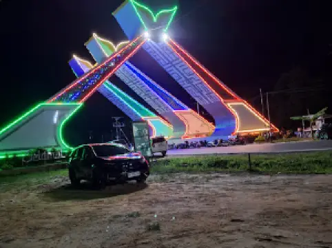 Gerbang Perbatasan Kabupaten Tanah Bumbu - Kabupaten Tanah Laut